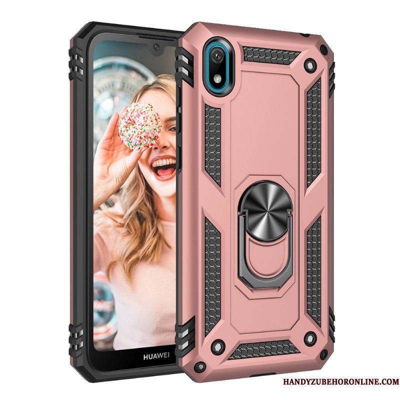 Hoesje Huawei Y5 2019 Zacht Hard Anti-fall, Hoes Huawei Y5 2019 Bescherming Goud