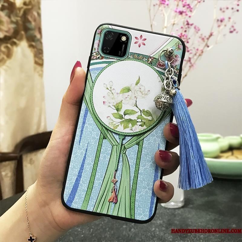 Hoesje Huawei Y5p Scheppend Telefoon Wind, Hoes Huawei Y5p Zacht Paleis Klassiek