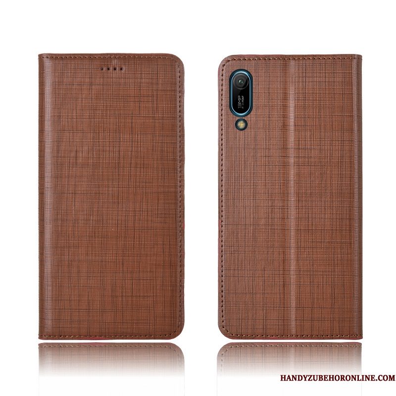 Hoesje Huawei Y6 2019 Bescherming Blauwtelefoon, Hoes Huawei Y6 2019 Zacht Anti-fall Nieuw