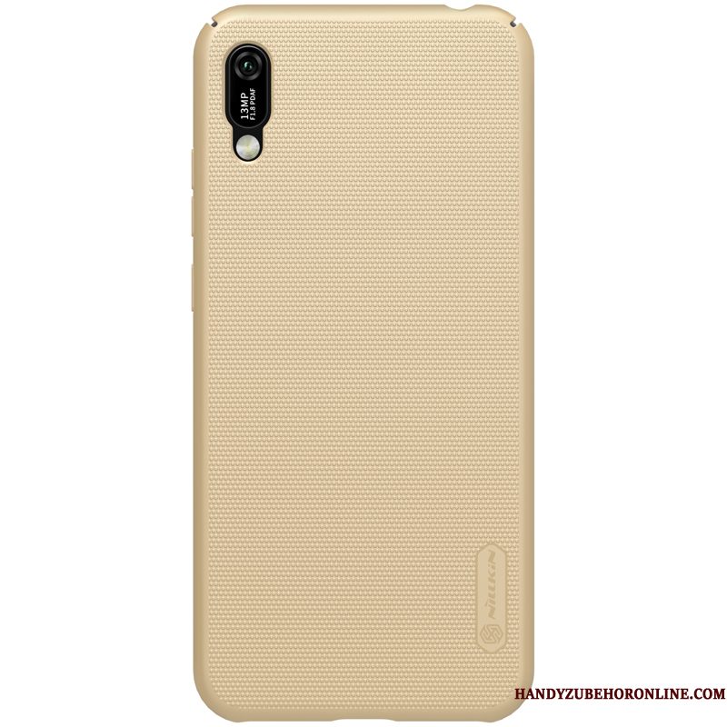 Hoesje Huawei Y6 2019 Bescherming Telefoon Schrobben, Hoes Huawei Y6 2019 Trend Antislip