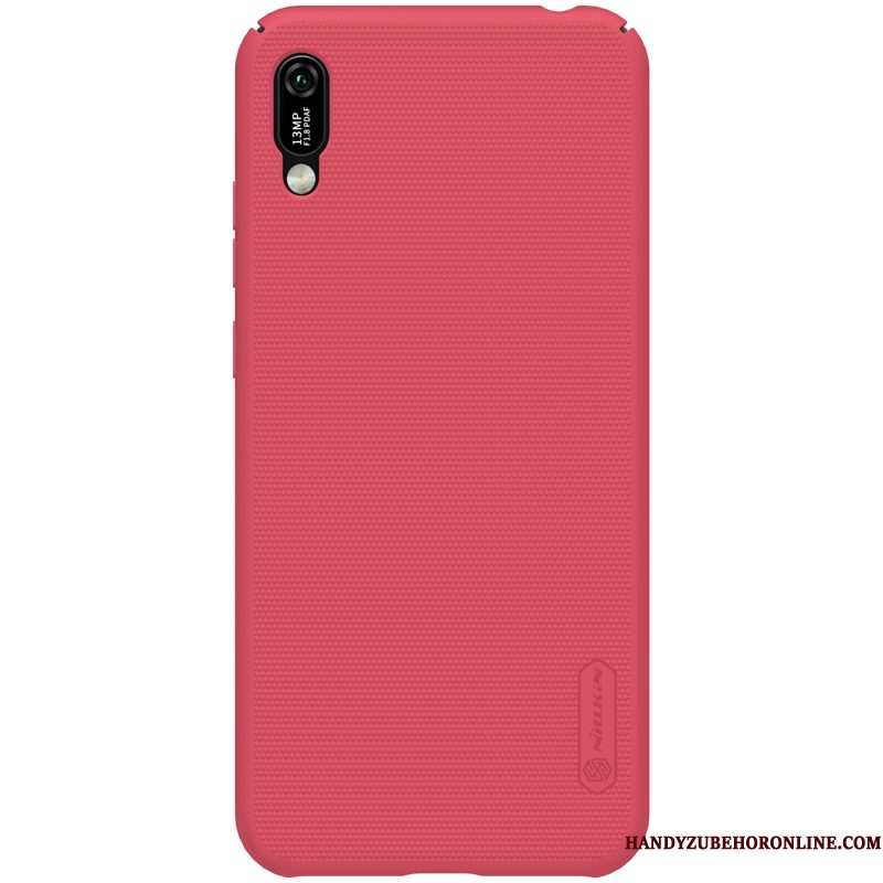 Hoesje Huawei Y6 2019 Bescherming Telefoon Schrobben, Hoes Huawei Y6 2019 Trend Antislip