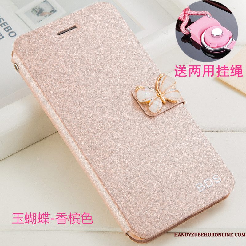 Hoesje Huawei Y6 2019 Bescherming Wittelefoon, Hoes Huawei Y6 2019 Leer Hanger Anti-fall