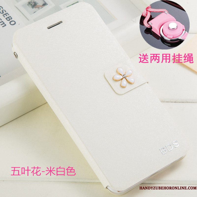 Hoesje Huawei Y6 2019 Bescherming Wittelefoon, Hoes Huawei Y6 2019 Leer Hanger Anti-fall