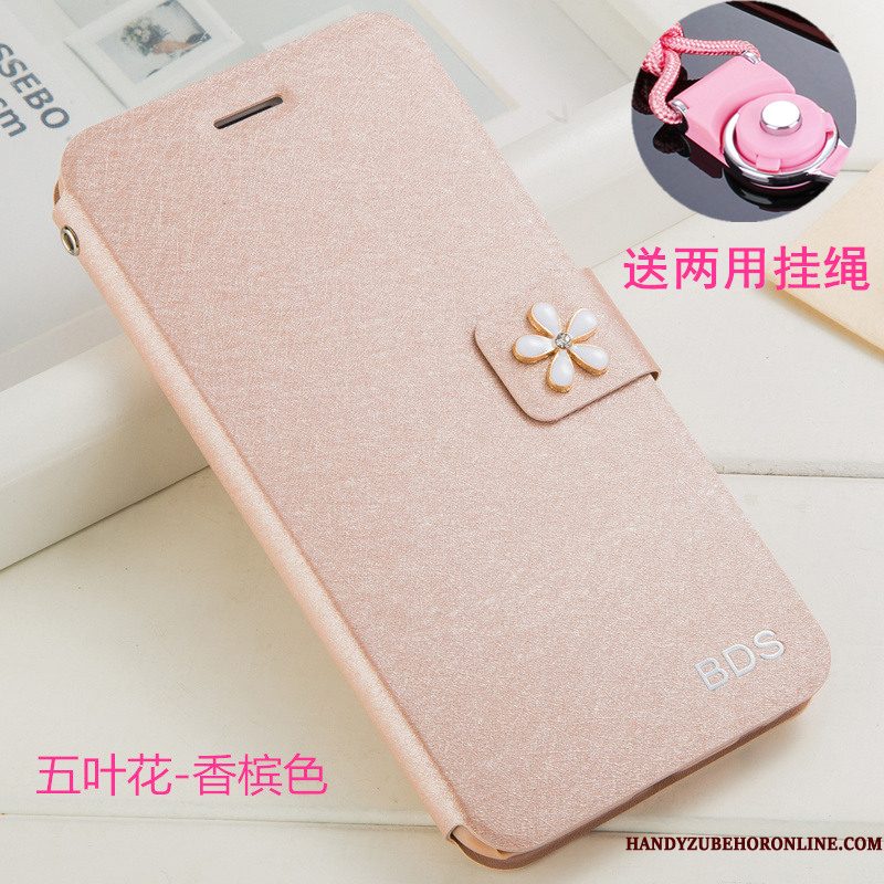 Hoesje Huawei Y6 2019 Bescherming Wittelefoon, Hoes Huawei Y6 2019 Leer Hanger Anti-fall