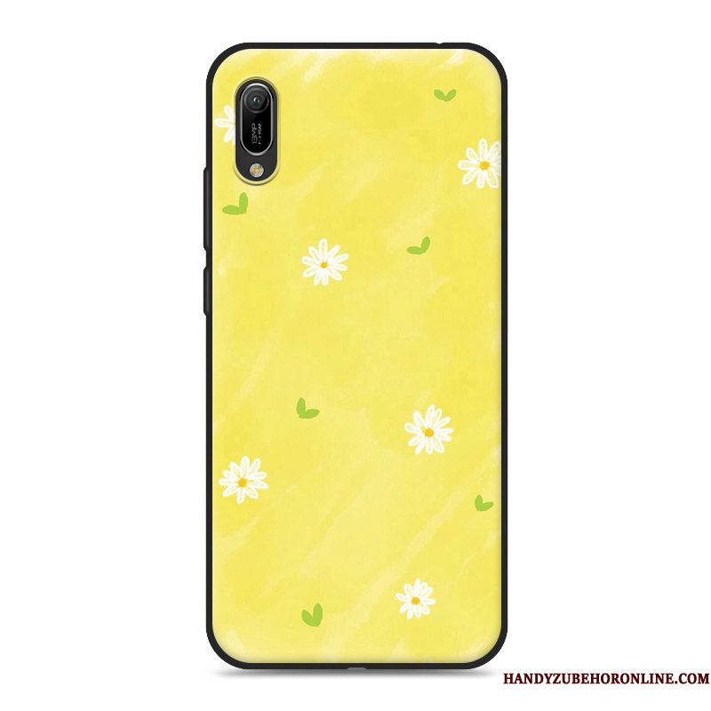 Hoesje Huawei Y6 2019 Zacht Wittelefoon, Hoes Huawei Y6 2019 Siliconen