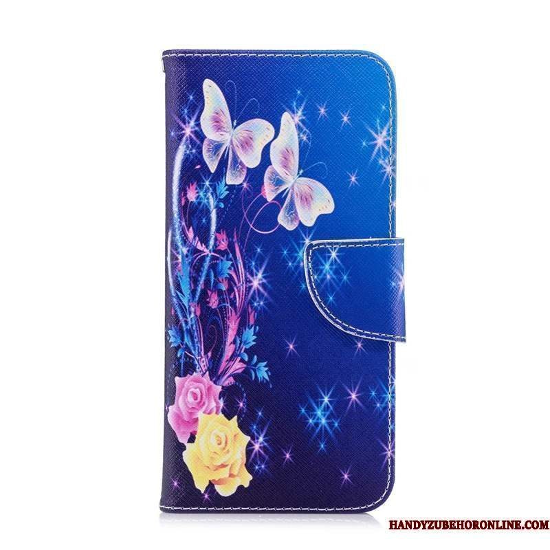 Hoesje Huawei Y6s Bescherming Vlinder Wit, Hoes Huawei Y6s Folio Telefoon