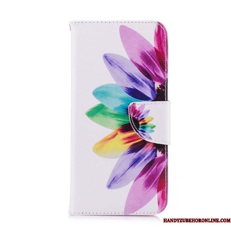 Hoesje Huawei Y6s Bescherming Vlinder Wit, Hoes Huawei Y6s Folio Telefoon