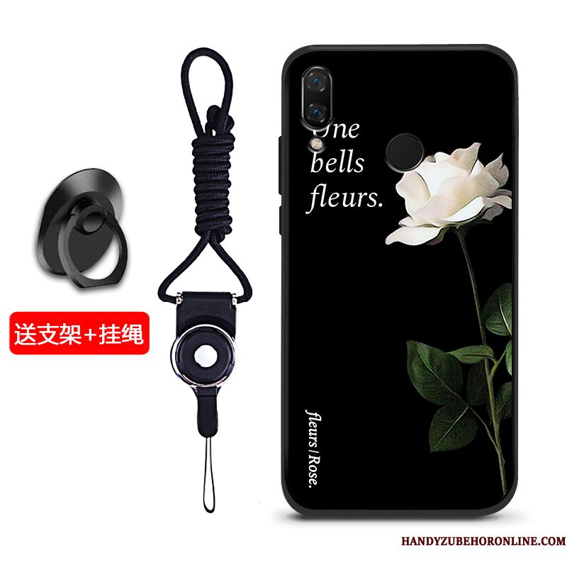 Hoesje Huawei Y7 2019 Bescherming Schrobbentelefoon, Hoes Huawei Y7 2019 Zacht Blauw