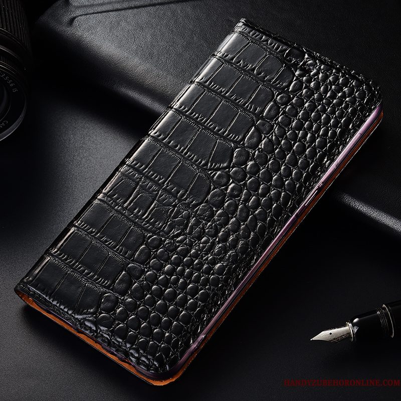 Hoesje Huawei Y7 2019 Bescherming Telefoon Krokodil, Hoes Huawei Y7 2019 Zakken Patroon Rood