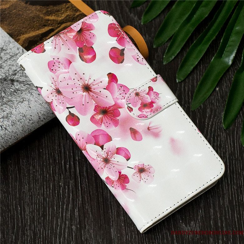 Hoesje Huawei Y7 2019 Bescherming Vlindertelefoon, Hoes Huawei Y7 2019 Spotprent Goud Anti-fall