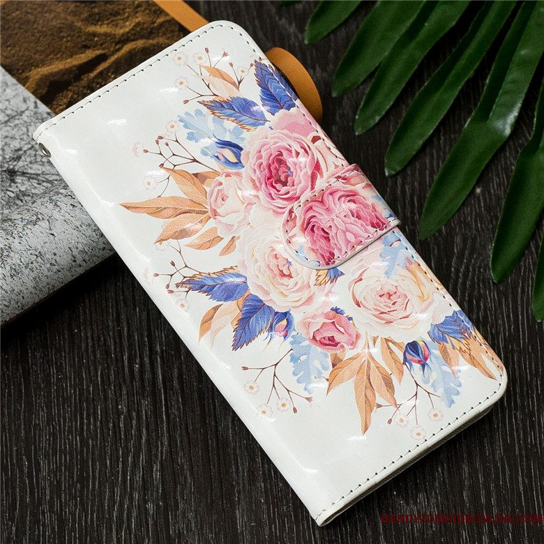 Hoesje Huawei Y7 2019 Bescherming Vlindertelefoon, Hoes Huawei Y7 2019 Spotprent Goud Anti-fall