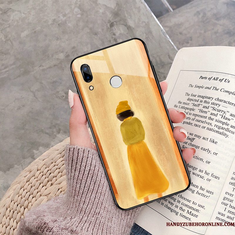 Hoesje Huawei Y7 2019 Siliconen Nieuw Persoonlijk, Hoes Huawei Y7 2019 Bescherming Rozetelefoon