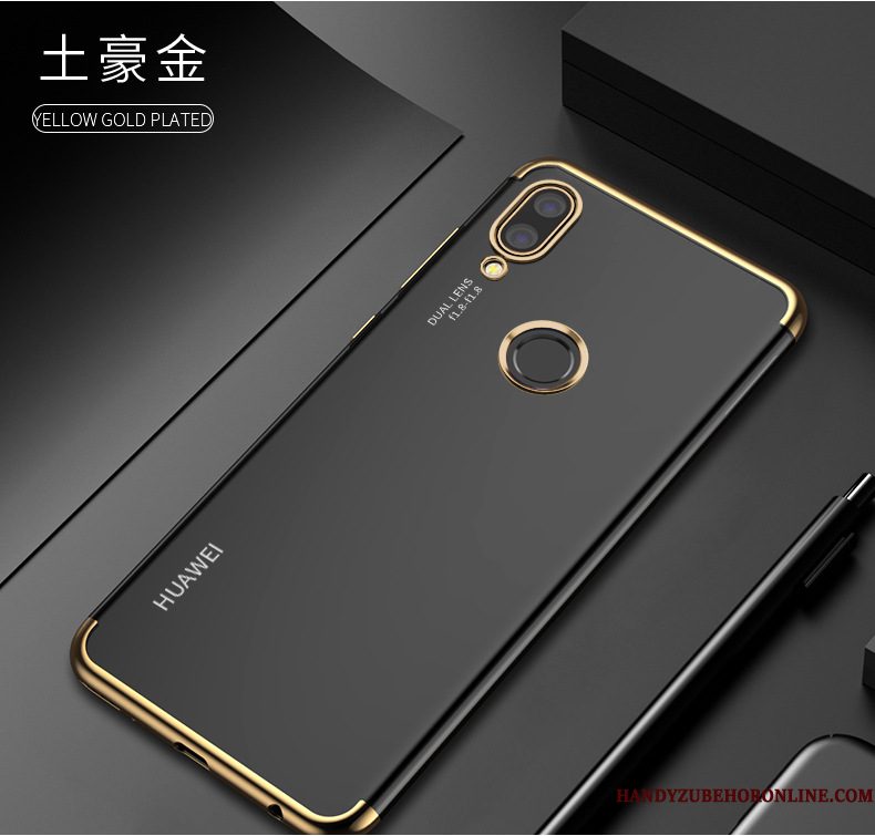 Hoesje Huawei Y7 2019 Zacht Supertelefoon, Hoes Huawei Y7 2019 Zakken Anti-fall Trend