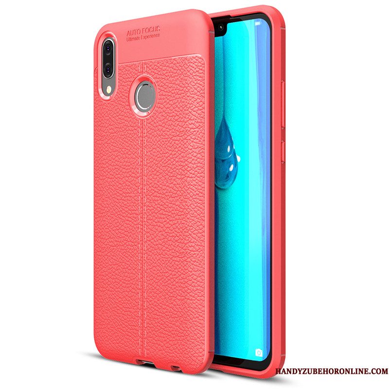 Hoesje Huawei Y7 2019 Zakken Telefoon Grijs, Hoes Huawei Y7 2019 Bescherming Patroon