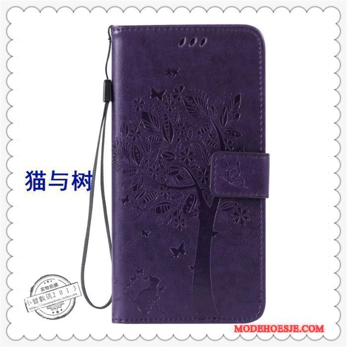 Hoesje Lg G3 Bescherming Purper 3d, Hoes Lg G3 Folio Anti-falltelefoon