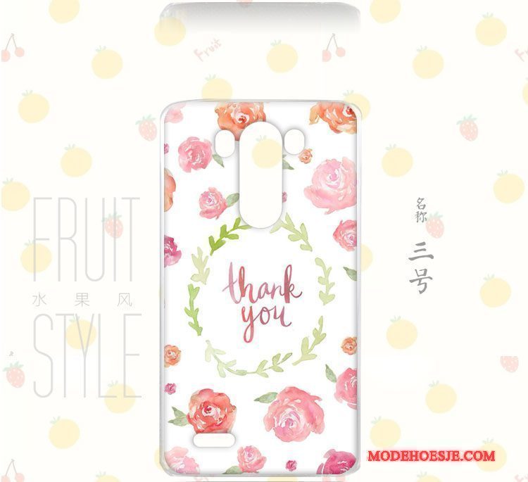 Hoesje Lg G3 Bloemen Anti-fall Persoonlijk, Hoes Lg G3 Zakken Windtelefoon