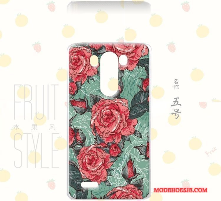 Hoesje Lg G3 Bloemen Anti-fall Persoonlijk, Hoes Lg G3 Zakken Windtelefoon