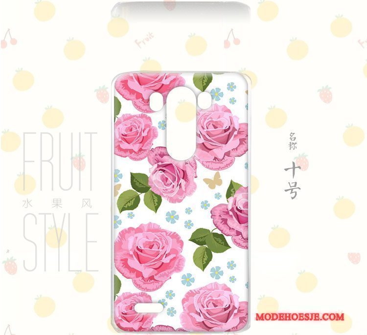 Hoesje Lg G3 Bloemen Anti-fall Persoonlijk, Hoes Lg G3 Zakken Windtelefoon