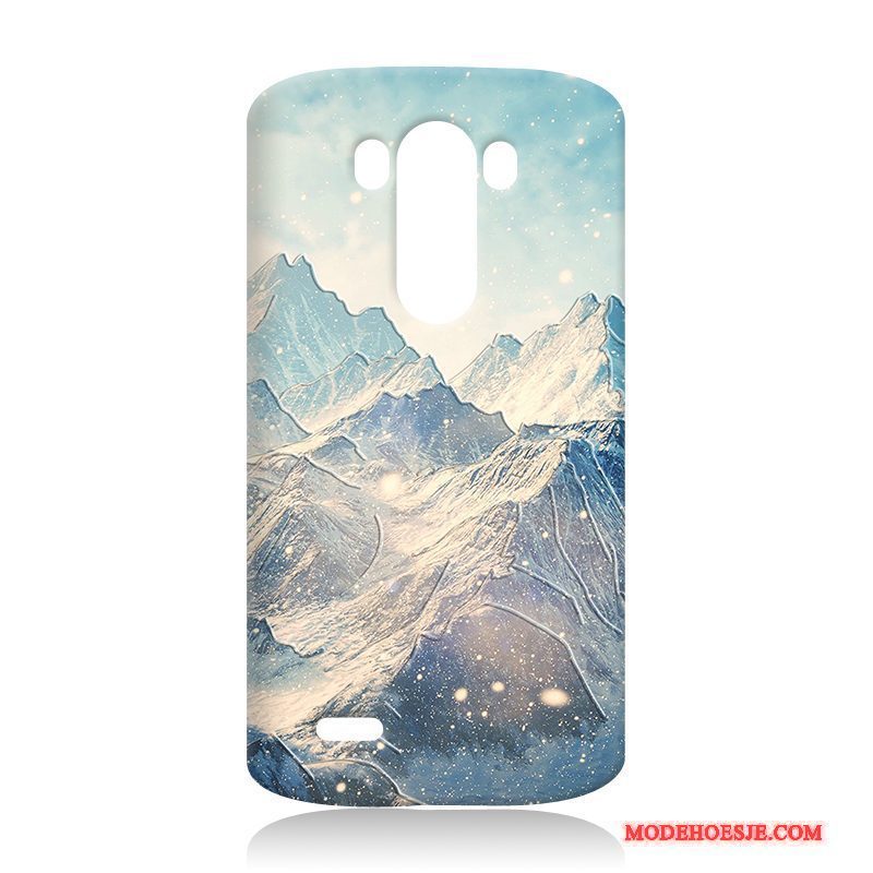 Hoesje Lg G3 Zacht Telefoon Anti-fall, Hoes Lg G3 Bescherming Hard Blauw