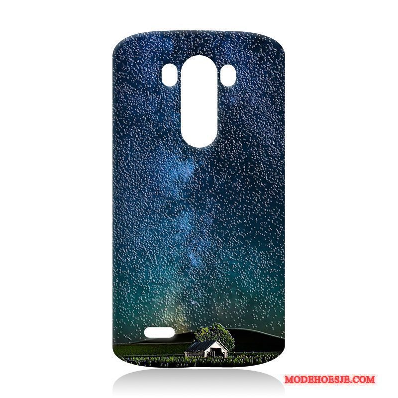 Hoesje Lg G3 Zacht Telefoon Anti-fall, Hoes Lg G3 Bescherming Hard Blauw