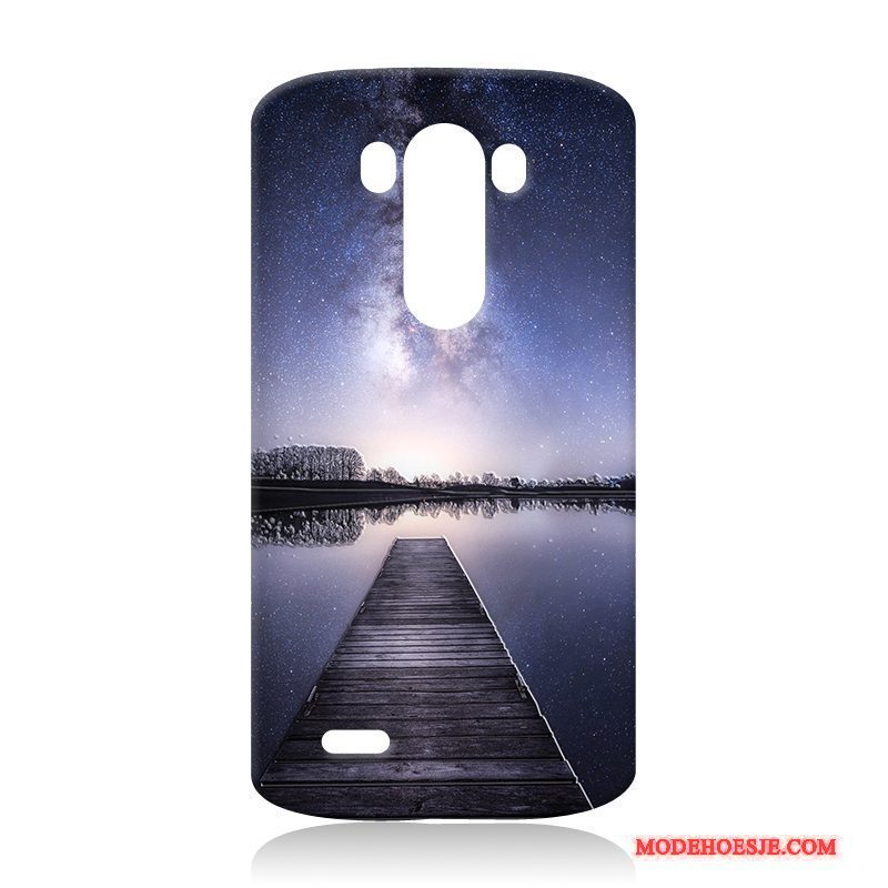 Hoesje Lg G3 Zacht Telefoon Anti-fall, Hoes Lg G3 Bescherming Hard Blauw