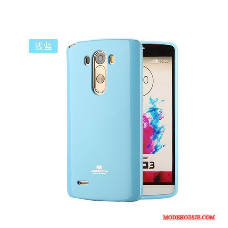 Hoesje Lg G3 Zacht Telefoon Dun, Hoes Lg G3 Bescherming Rood