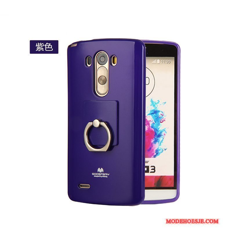 Hoesje Lg G3 Zacht Telefoon Dun, Hoes Lg G3 Bescherming Rood