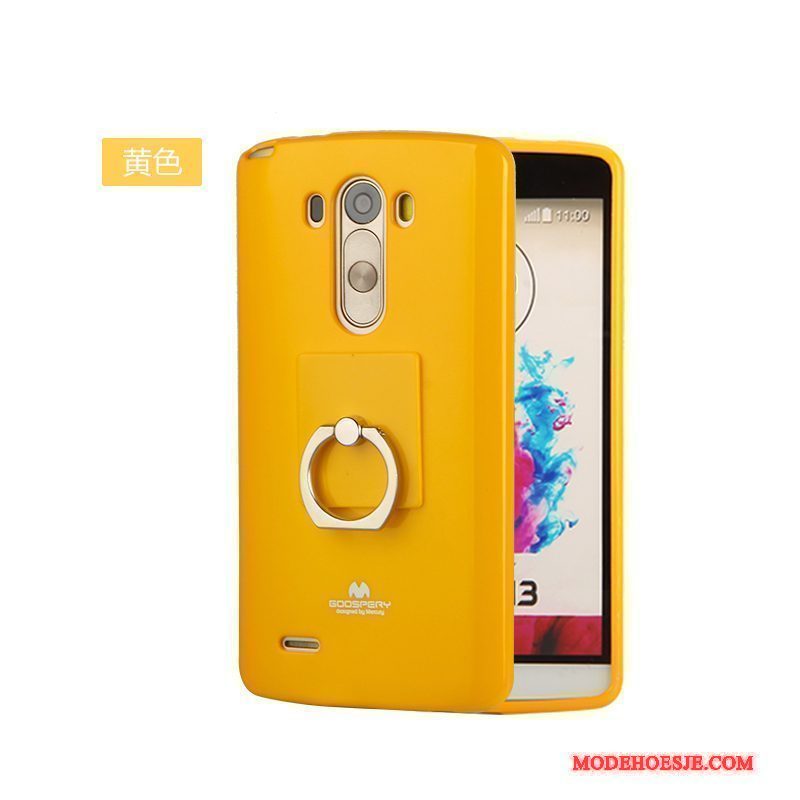 Hoesje Lg G3 Zacht Telefoon Dun, Hoes Lg G3 Bescherming Rood