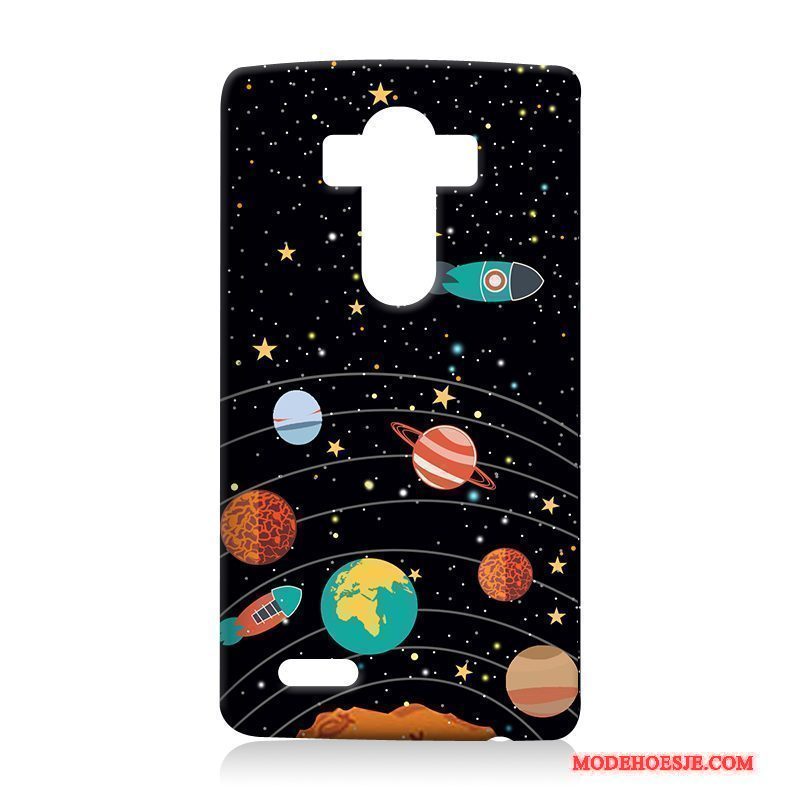Hoesje Lg G4 Bescherming Hard Geel, Hoes Lg G4 Spotprent Dun Anti-fall