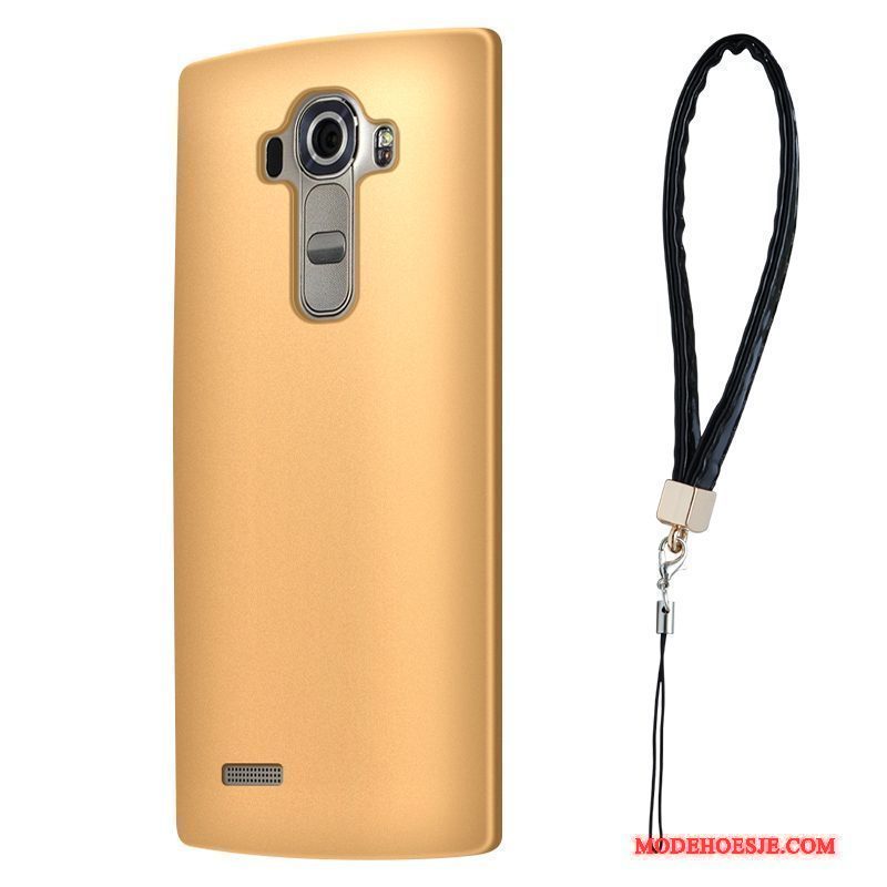 Hoesje Lg G4 Siliconen Eenvoudige Rood, Hoes Lg G4 Zacht Telefoon