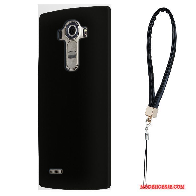 Hoesje Lg G4 Siliconen Eenvoudige Rood, Hoes Lg G4 Zacht Telefoon