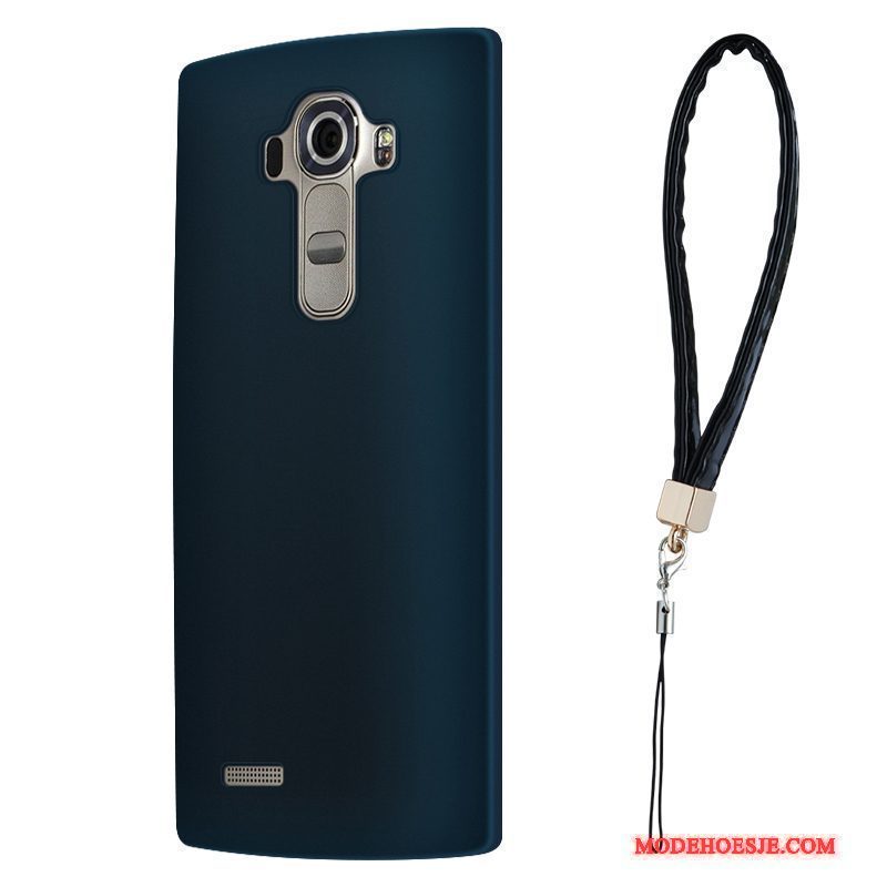 Hoesje Lg G4 Siliconen Eenvoudige Rood, Hoes Lg G4 Zacht Telefoon