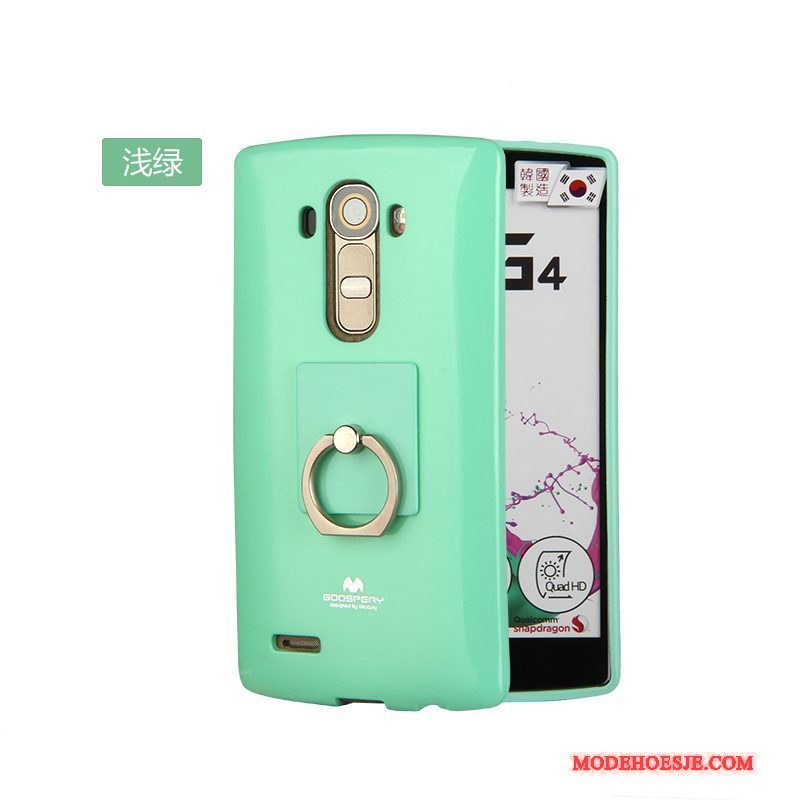 Hoesje Lg G4 Zacht Roze Dun, Hoes Lg G4 Siliconen Anti-falltelefoon