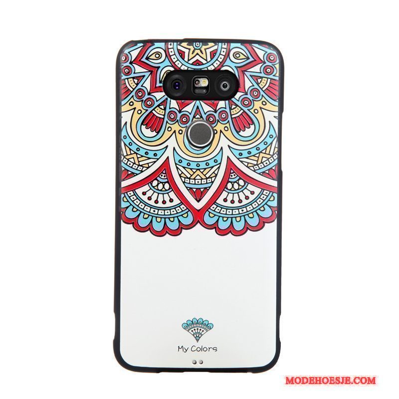 Hoesje Lg G5 Spotprent Tempererentelefoon, Hoes Lg G5 Siliconen Skärmskydd Trend