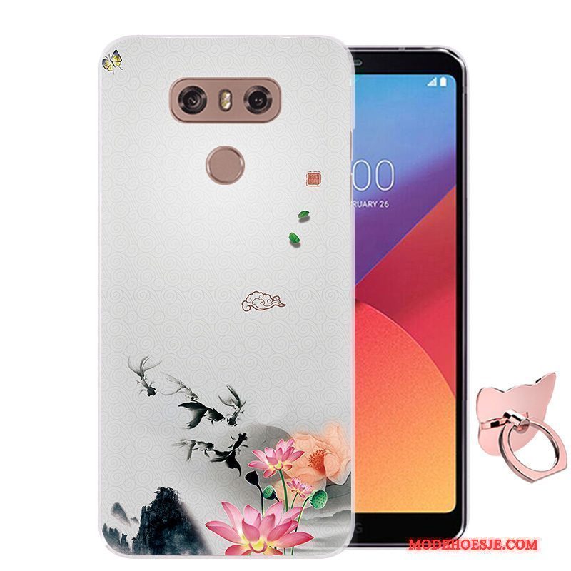 Hoesje Lg G6 Bescherming Telefoon Roze, Hoes Lg G6 Spotprent Anti-fall