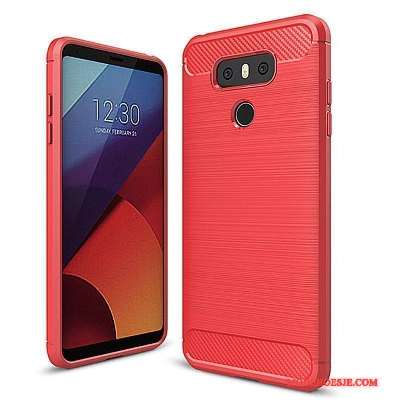 Hoesje Lg G6 Zakken Anti-fall Rood, Hoes Lg G6 Bescherming Telefoon Blauw