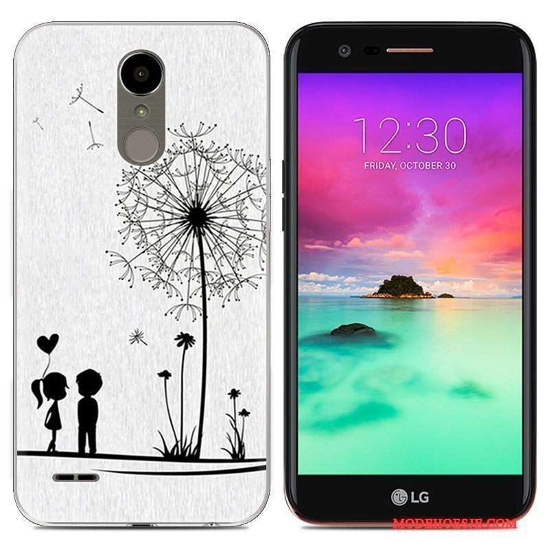 Hoesje Lg K10 2017 Siliconen Grijs Trend, Hoes Lg K10 2017 Zacht Duntelefoon