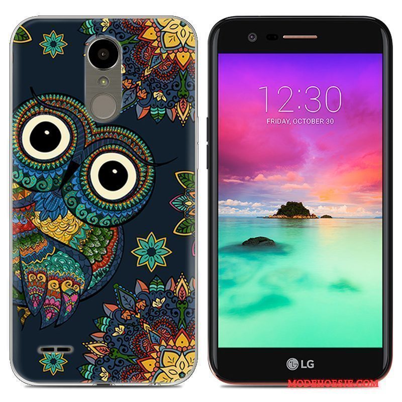 Hoesje Lg K10 2017 Siliconen Grijs Trend, Hoes Lg K10 2017 Zacht Duntelefoon