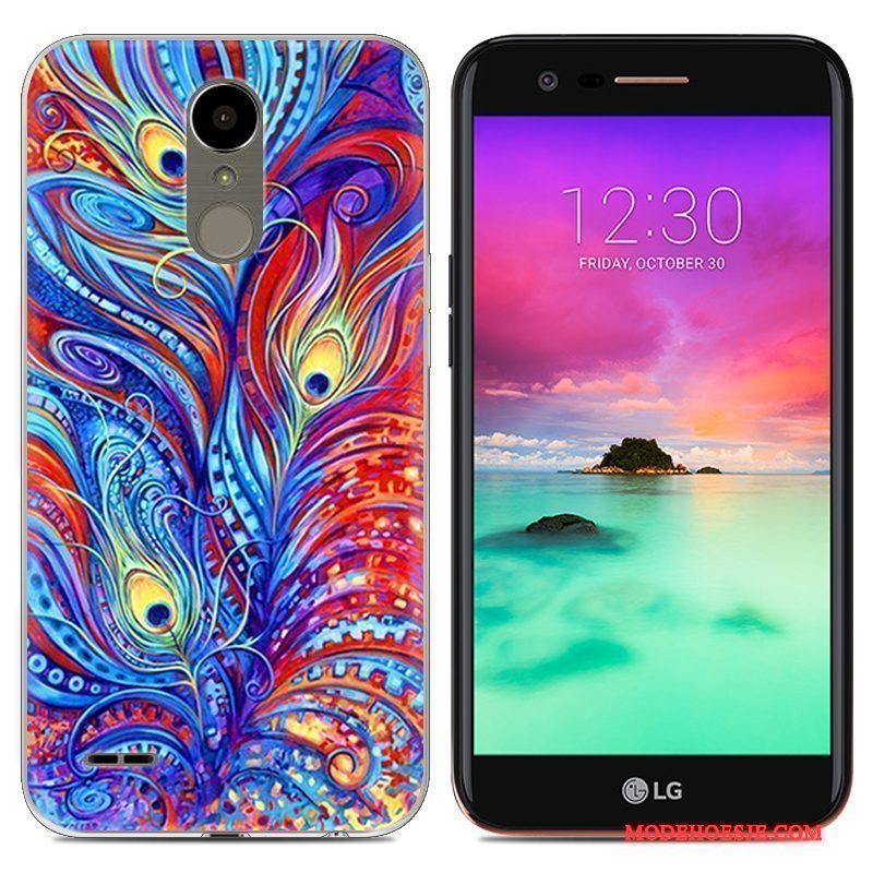 Hoesje Lg K10 2017 Siliconen Grijs Trend, Hoes Lg K10 2017 Zacht Duntelefoon