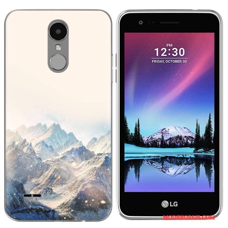 Hoesje Lg K4 2017 Scheppend Landschaptelefoon, Hoes Lg K4 2017 Siliconen Purper Europa