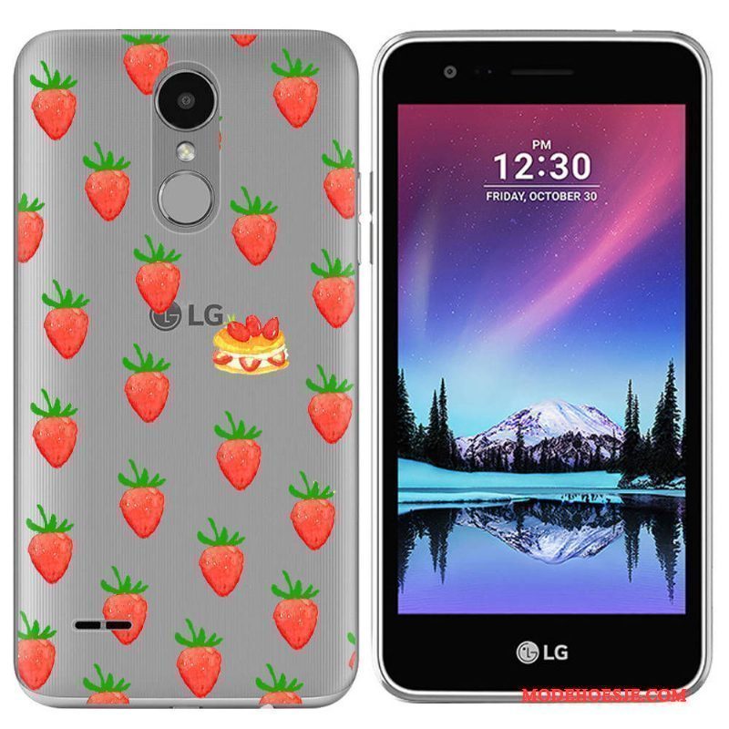 Hoesje Lg K4 2017 Siliconen Fruit Nieuw, Hoes Lg K4 2017 Zacht Telefoon Geel