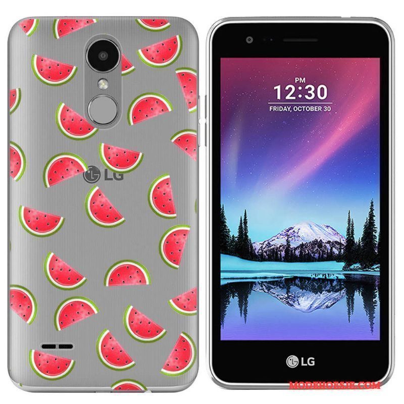 Hoesje Lg K4 2017 Siliconen Fruit Nieuw, Hoes Lg K4 2017 Zacht Telefoon Geel