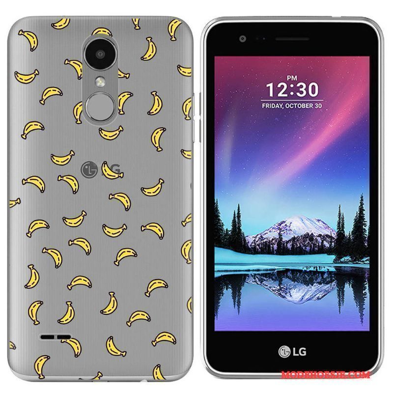 Hoesje Lg K4 2017 Siliconen Fruit Nieuw, Hoes Lg K4 2017 Zacht Telefoon Geel