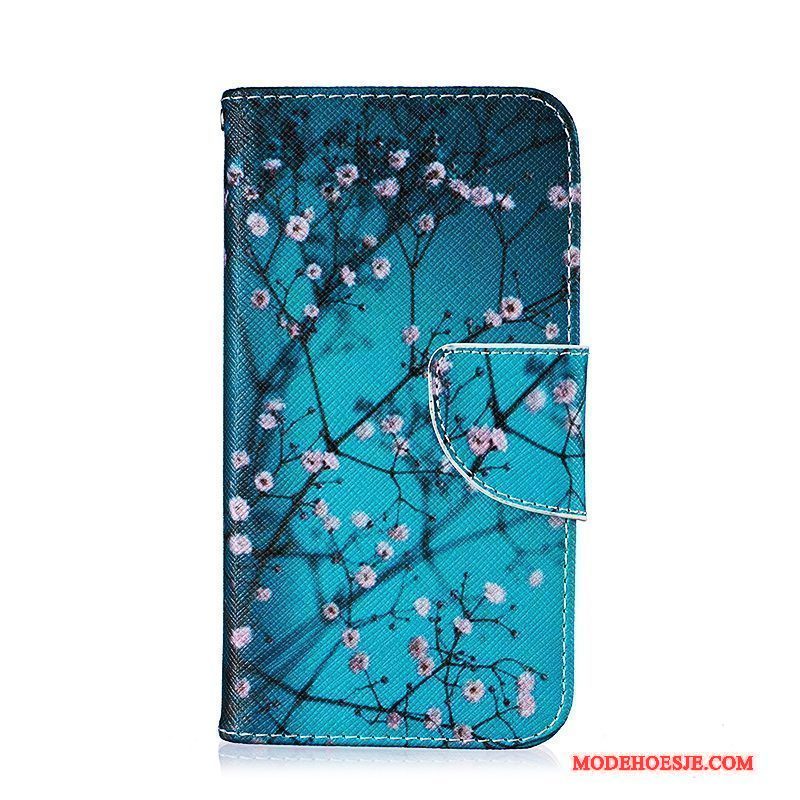 Hoesje Lg K4 Bescherming Blauwtelefoon, Hoes Lg K4 Spotprent