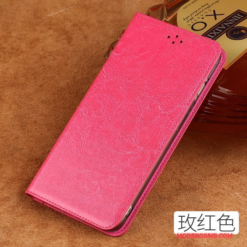 Hoesje Lg Q6 Luxe Rood Bedrijf, Hoes Lg Q6 Bescherming Anti-falltelefoon