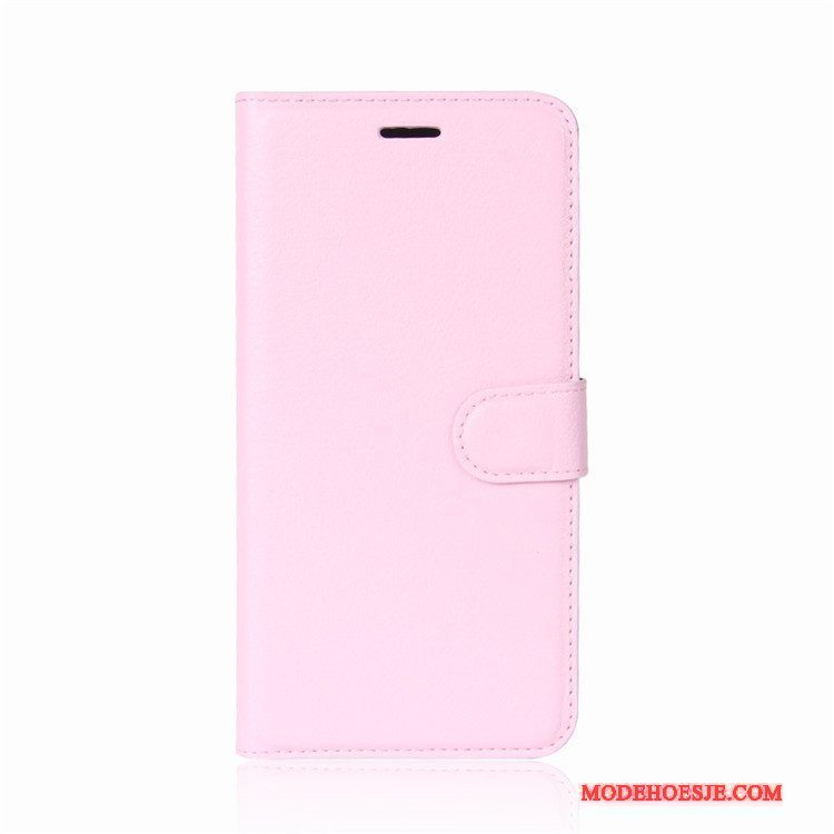 Hoesje Lg Q6 Portemonnee Anti-fall Purper, Hoes Lg Q6 Folio