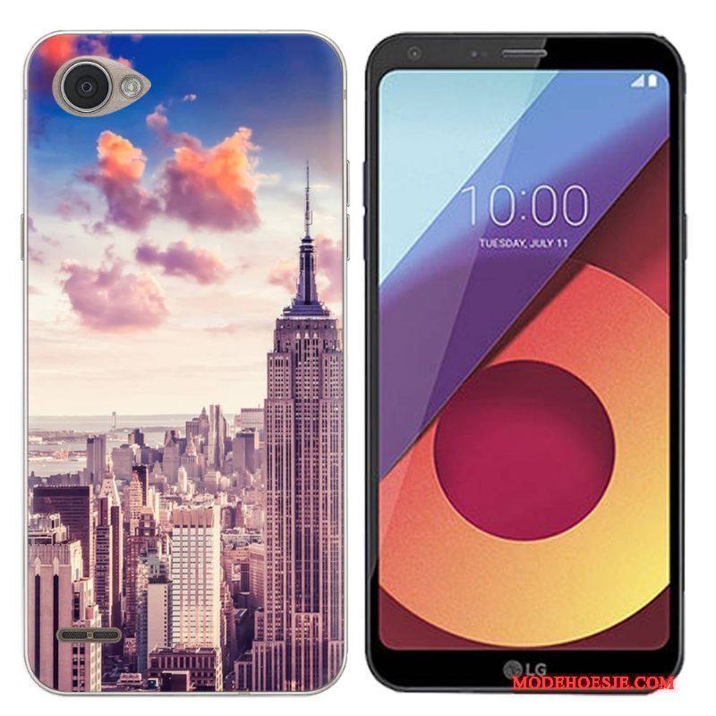 Hoesje Lg Q6 Siliconen Trend Grote, Hoes Lg Q6 Zacht Telefoon Landschap