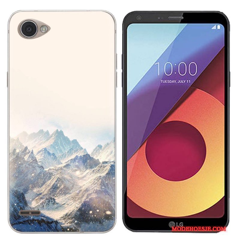 Hoesje Lg Q6 Siliconen Trend Grote, Hoes Lg Q6 Zacht Telefoon Landschap