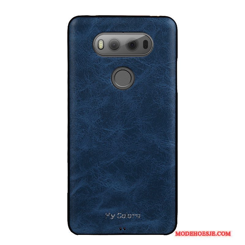 Hoesje Lg V20 Bescherming Bedrijftelefoon, Hoes Lg V20 Zacht Rood