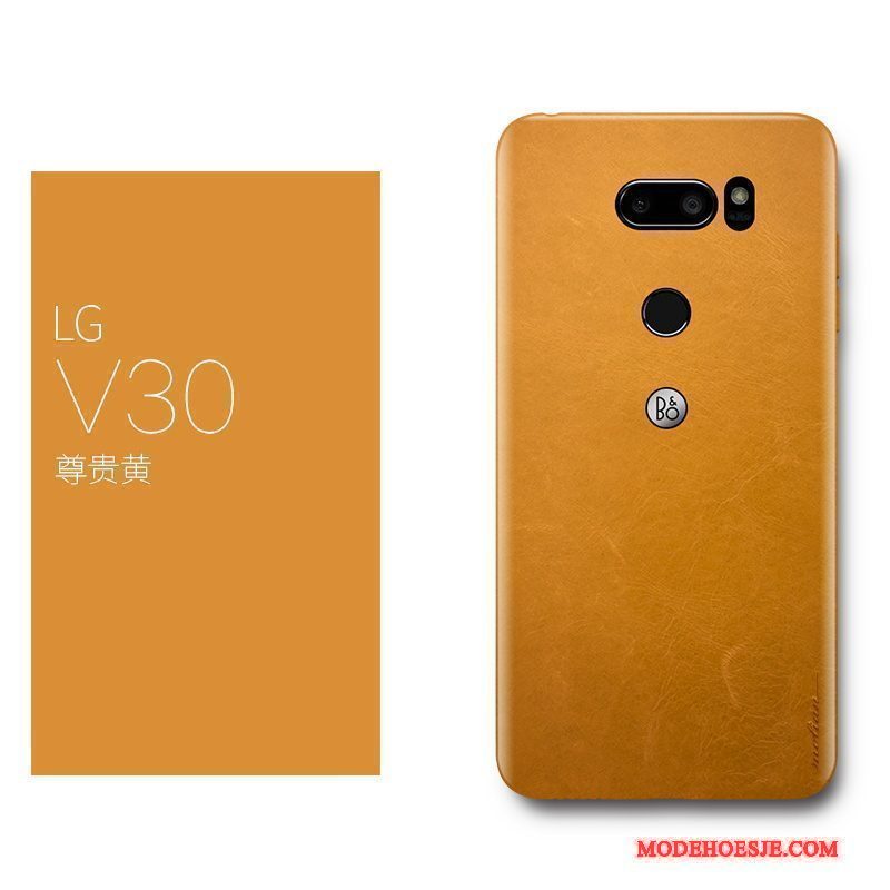 Hoesje Lg V30 Bescherming Telefoon Dun, Hoes Lg V30 Luxe Rood